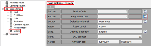 calec em p code röd