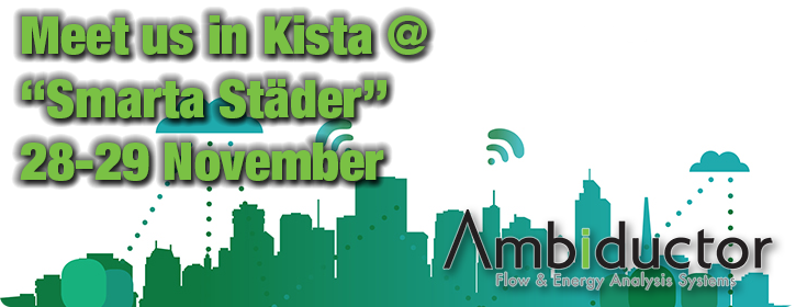 Meet us at Smart Cities in Kista, Sweden 28-29 November