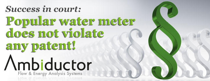 Popular water meter does not violate any patent